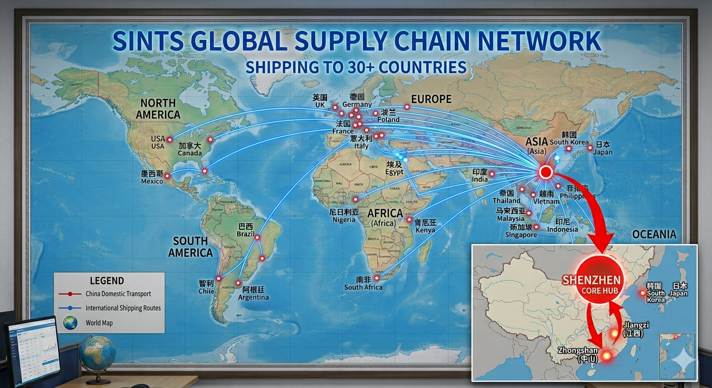 Global sourcing graphic for custom metal parts RFQ guidance