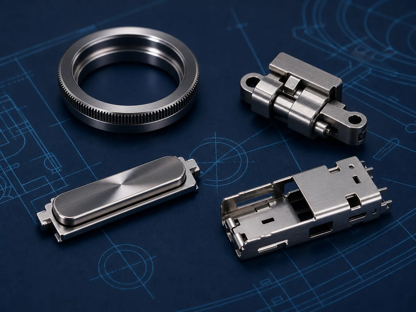 Precision metal components for consumer electronics