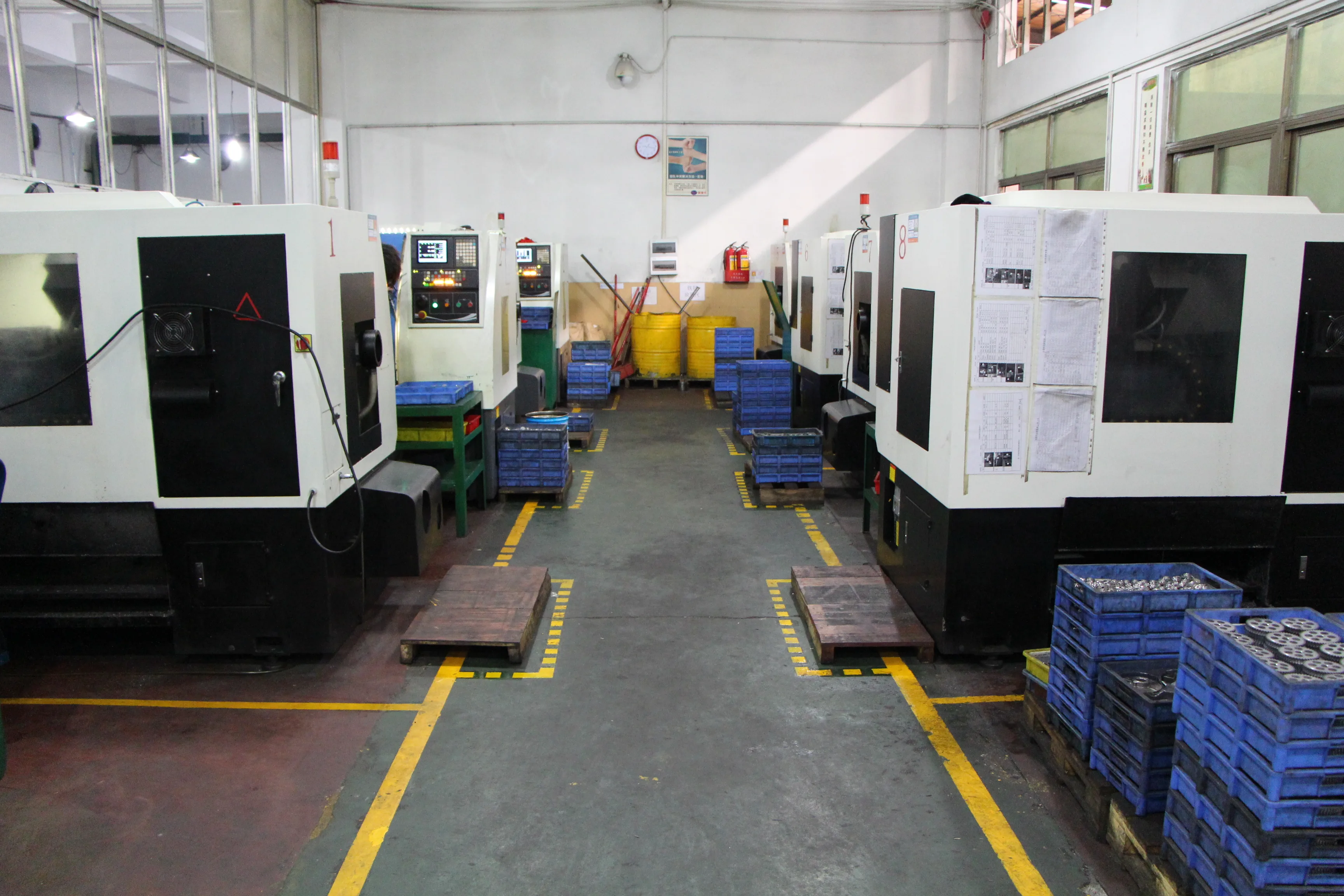 CNC machining center at SINTS