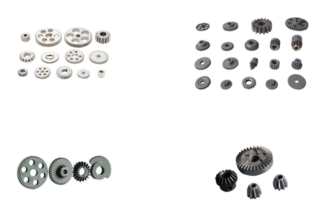Gears & Transmission — representative custom component forms